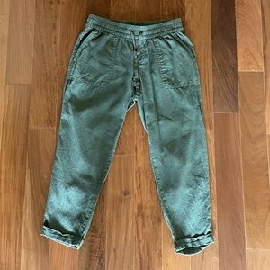 Old navy cropped linen pants